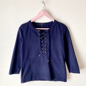 J. Crew Navy Blue Top
